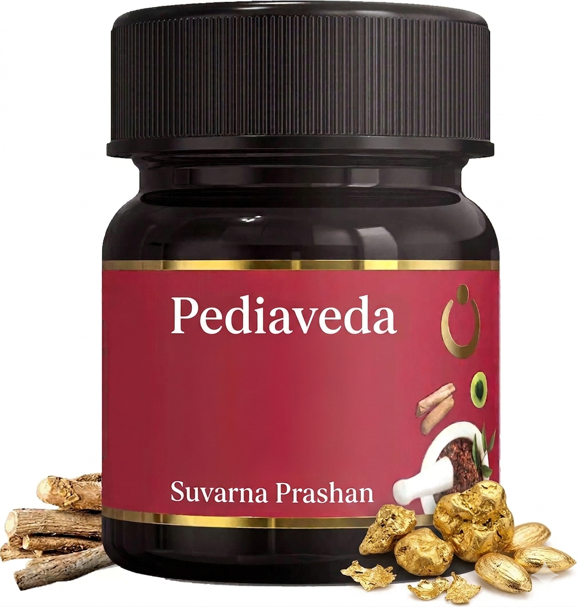 Pediaveda Suvarna Prashan product jar